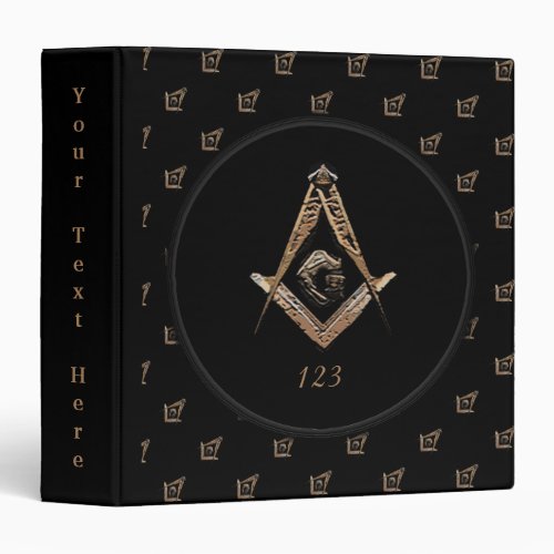 Masonic Minds Golden Binder