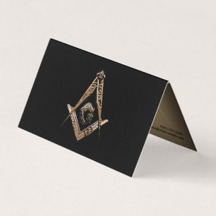 Masonic Minds (Golden) Business Card