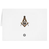 Masonic Minds (Golden) Cards (Back Horizontal)