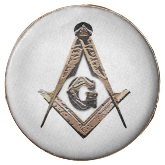 Masonic Minds (Golden) Chocolate Dipped Oreo (Front)