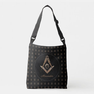 Masonic Minds (Golden) Crossbody Bag