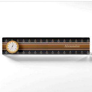 Masonic Minds (Golden) Name Plate