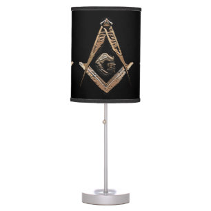 Masonic Minds (Golden) Table Lamp