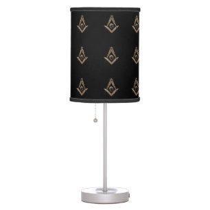 Masonic Minds (Golden) Table Lamp