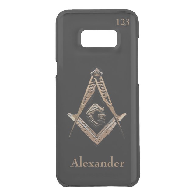 Masonic Minds (Golden) Uncommon Samsung Galaxy Case (Back)