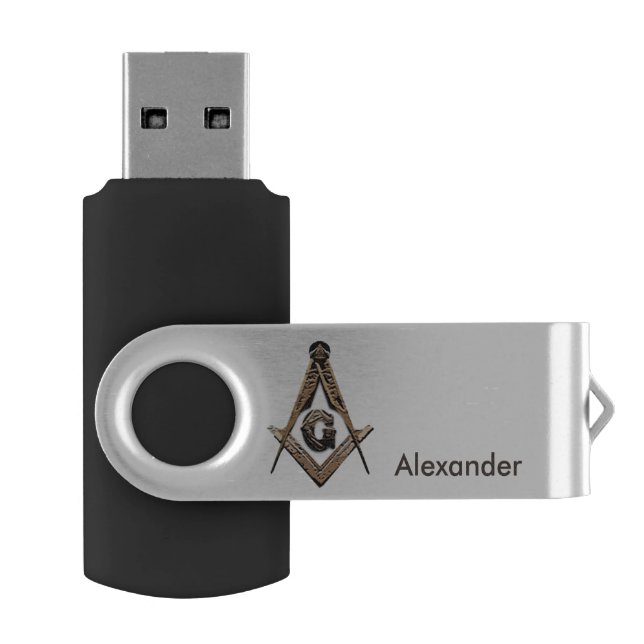 Masonic Minds (Golden) USB Flash Drive (Opened)
