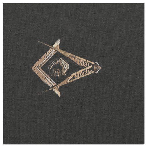 Masonic Minds (GoldenBrownish) Fabric