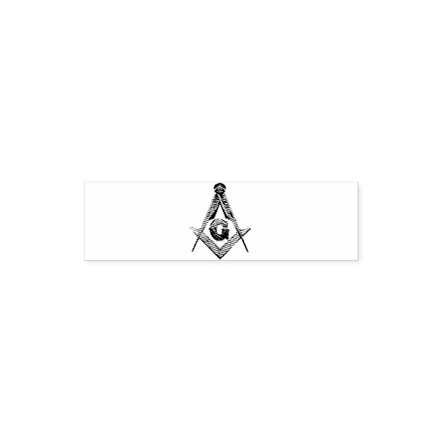 Masonic Minds (GoldenBrownish) Pocket Stamp (Design)