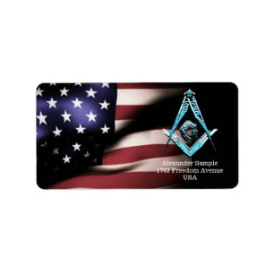 Masonic Minds (LBrightBlue) Label