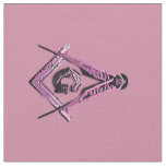 Masonic Minds (Pink) Fabric