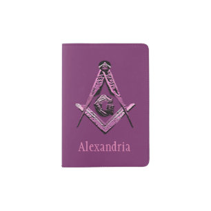 Masonic Minds (Pink) Passport Holder