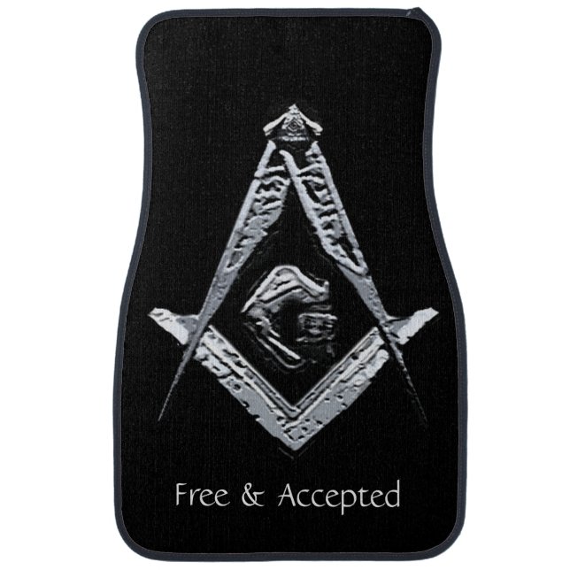 Masonic Minds (Silvery) Car Mat (Front)