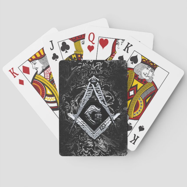 Masonic Minds (SilverySwish) Poker Cards (Back)