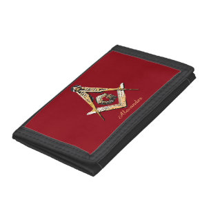 Masonic Minds (Yellowish) Trifold Wallet