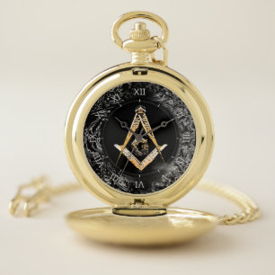 Masonic Minds (YellowishSwish) Pocket Watch
