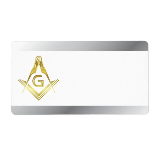 Masonic Name Tag Stickers and Labels