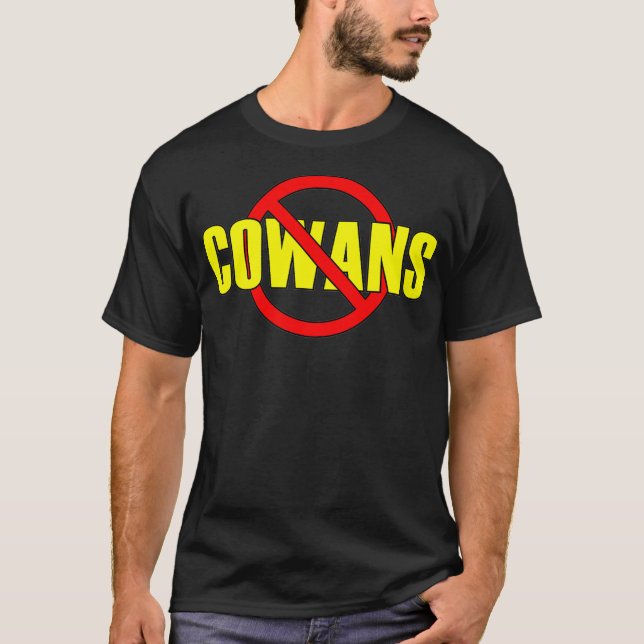 Masonic No Cowans Anticowans Design Freemason T-Shirt (Front)