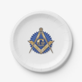 Masonic Paper Plates