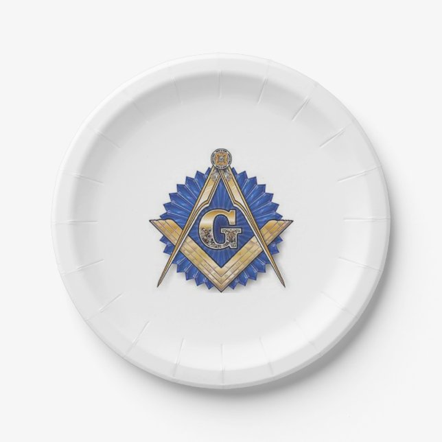 Masonic Paper Plates (Front)