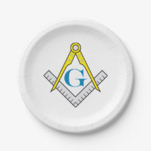 Masonic Paper Plates