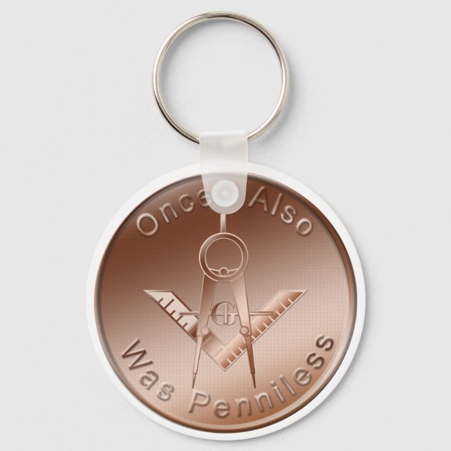 Masonic Penny Keychain (Front)