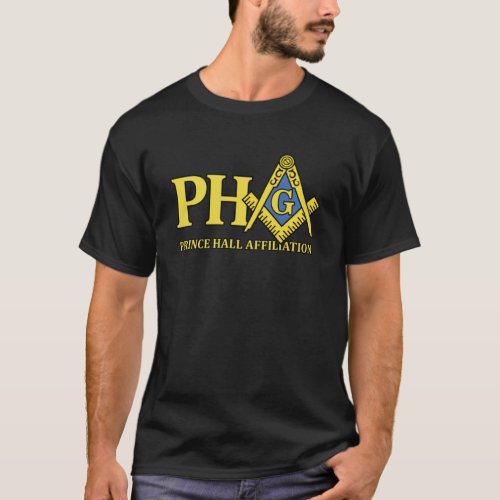 Masonic PHA Prince Hall Affiliation Freemason T_Shirt