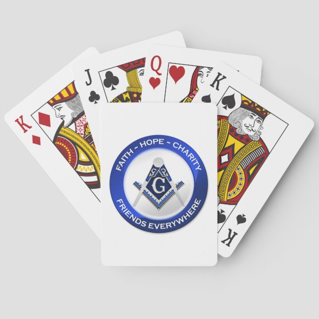 Masonic Playing Cards (Back)