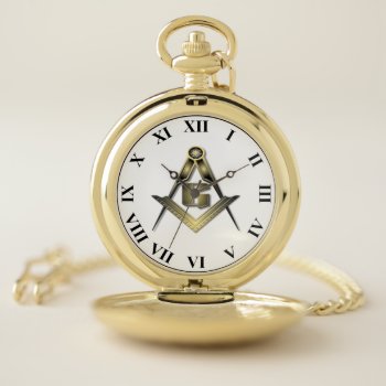 Masonic Pocket Watch by KUNGFUJOE at Zazzle
