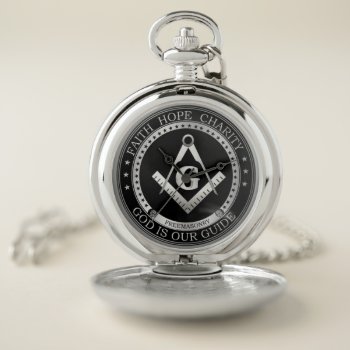 Masonic Pocket Watch Faith   Hope  Charity by KUNGFUJOE at Zazzle