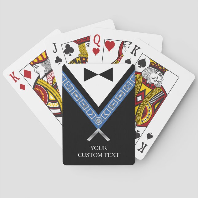 Masonic Poker Cards | Custom Freemason Gifts (Back)