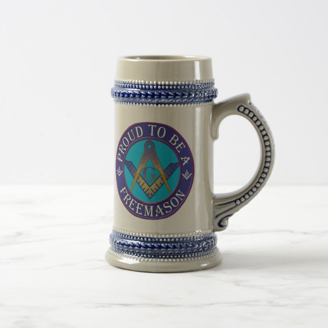 Masonic Pride Beer Stein (Right)