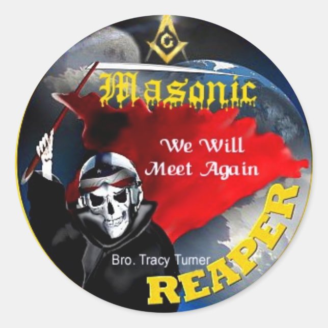 Masonic Reaper Stickers (Front)