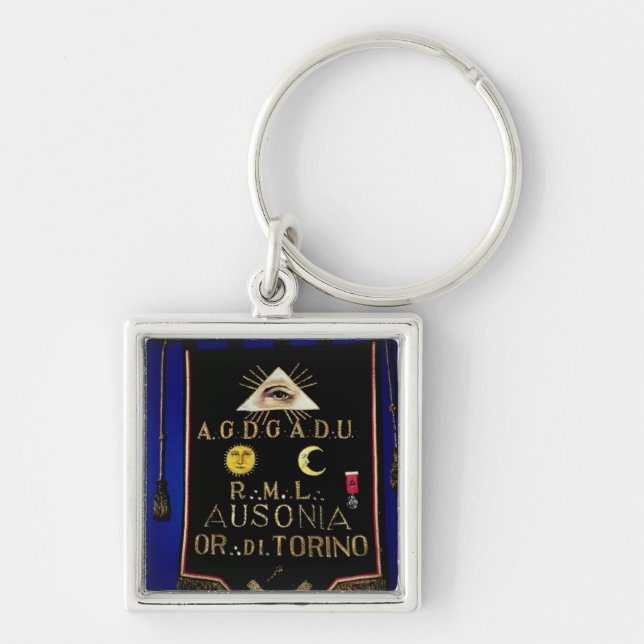 Masonic Regalia, from the Order of Turin Keychain (Front)