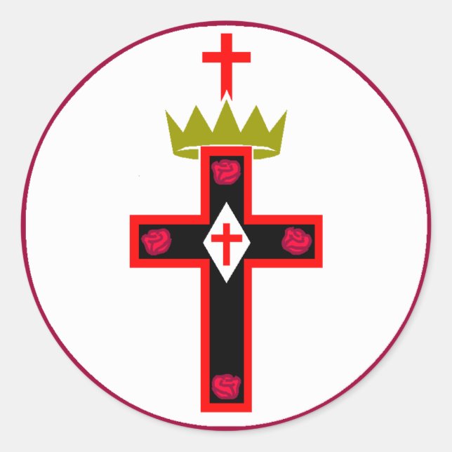 Masonic Rosicrucian Society Sticker (Front)