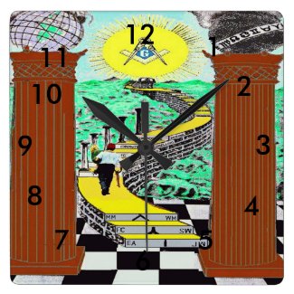 Masonic Shriner Wall Clock