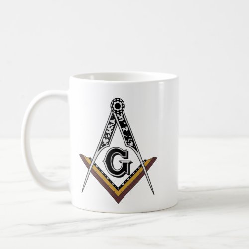 Masonic Square and Compass Mug