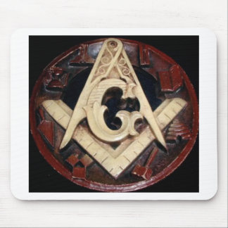 Masonic Square and Compass working tools Mouse Pad