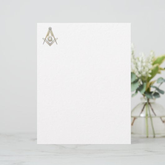 Masonic Square and Compasses (Standing Front)