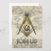 Masonic Square and Compasses (Front/Back)