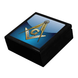 Masonic Square and Compasses Jewelry Box
