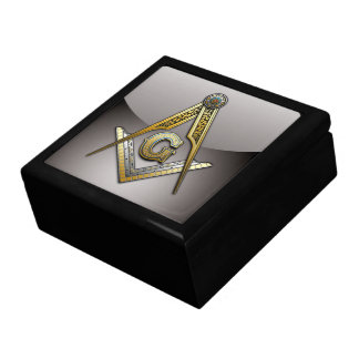 Masonic Square and Compasses Jewelry Box