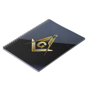 Masonic Square and Compasses Notebook