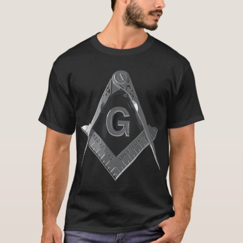 Masonic Square Compass Freemason T_Shirt