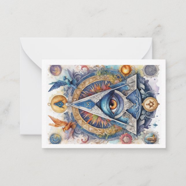 Masonic Style Postcard (Front)