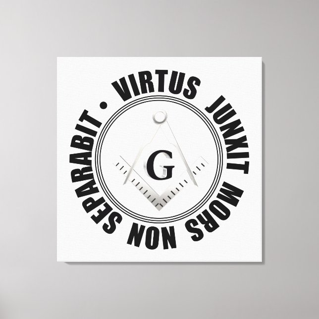 Masonic symbol canvas print (Front)