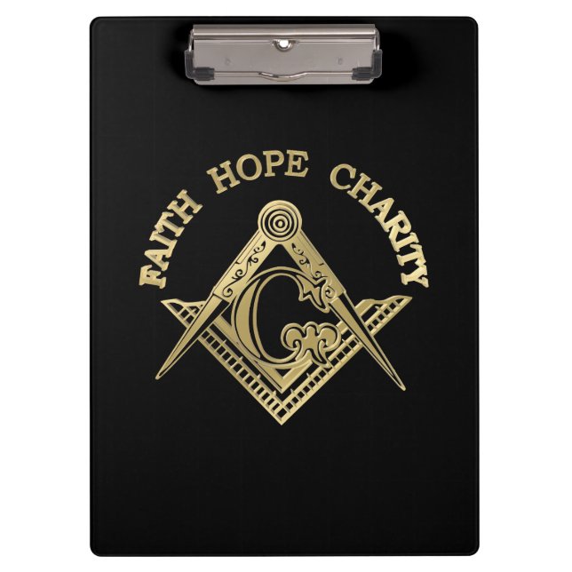 Masonic symbol clipboard (Front)