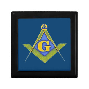 Masonic symbol jewelry box