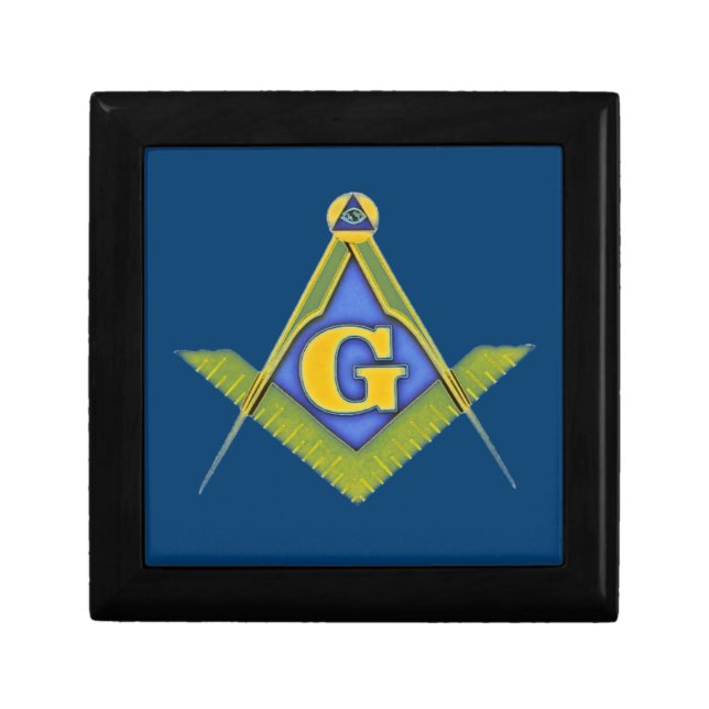 Masonic symbol jewelry box (Front)