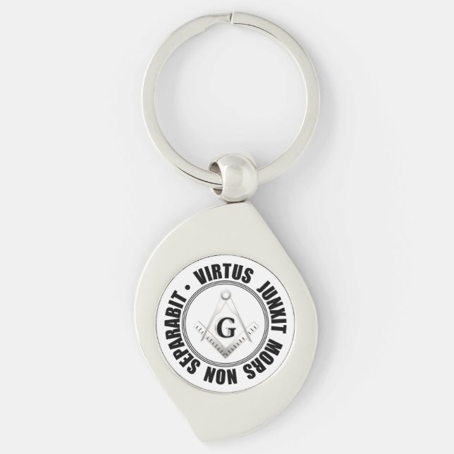 Masonic symbol keychain (Front)