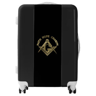 Masonic symbol luggage